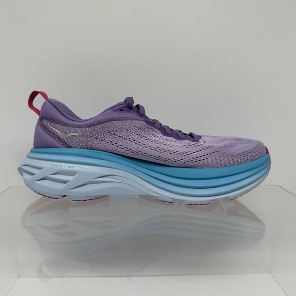 Hoka One One Bondi 8 1127952 CVPL Purple Running Shoes Sneaker Women’s Size 7.5 - Picture 3 of 9